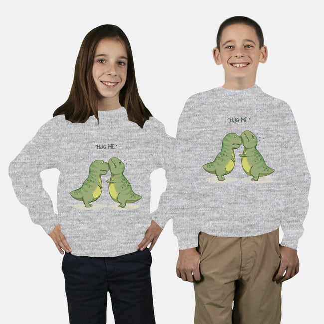 Hug Me-youth crew neck sweatshirt-AlanBao