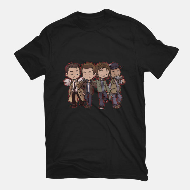 Hunter Buddies-mens heavyweight tee-DoOomcat