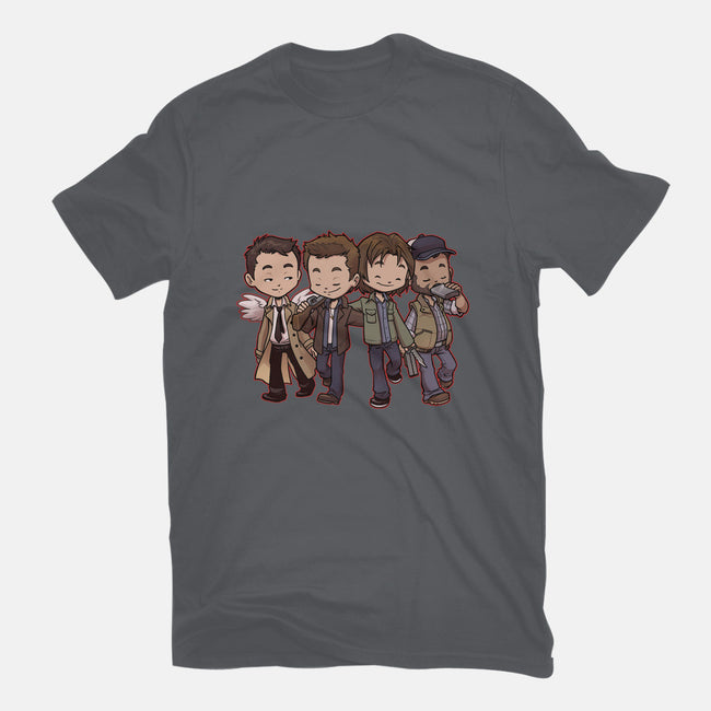 Hunter Buddies-mens heavyweight tee-DoOomcat