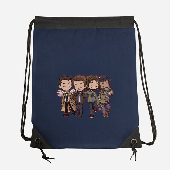 Hunter Buddies-none drawstring bag-DoOomcat