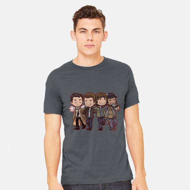 Hunter Buddies-mens heavyweight tee-DoOomcat