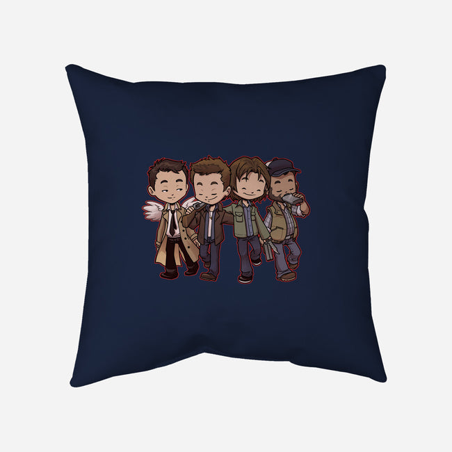 Hunter Buddies-none removable cover w insert throw pillow-DoOomcat