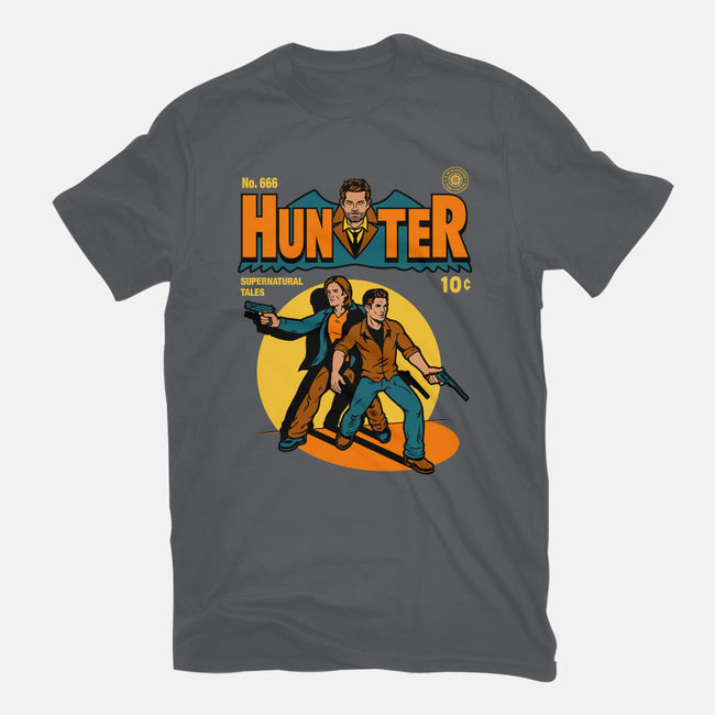Hunter Comic-mens heavyweight tee-harebrained