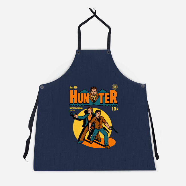 Hunter Comic-unisex kitchen apron-harebrained