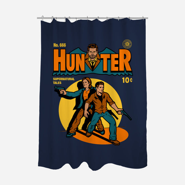 Hunter Comic-none polyester shower curtain-harebrained