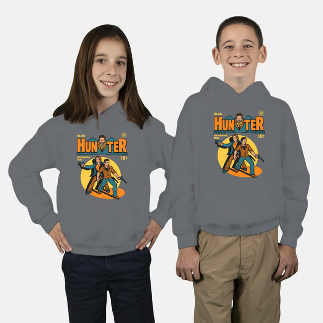 Hunter Comic-youth pullover sweatshirt-harebrained