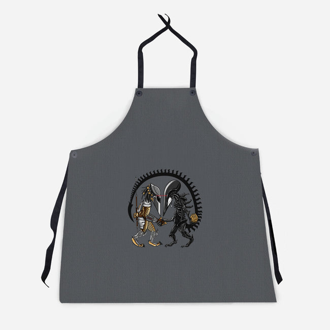 Hunter vs Hunted-unisex kitchen apron-SarahCave