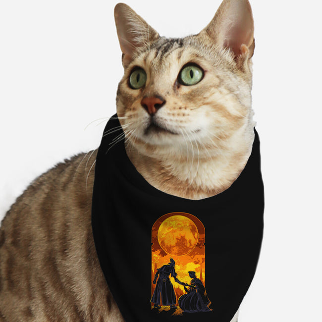 Hunter, Find Your Worth-cat bandana pet collar-GryphonShifter