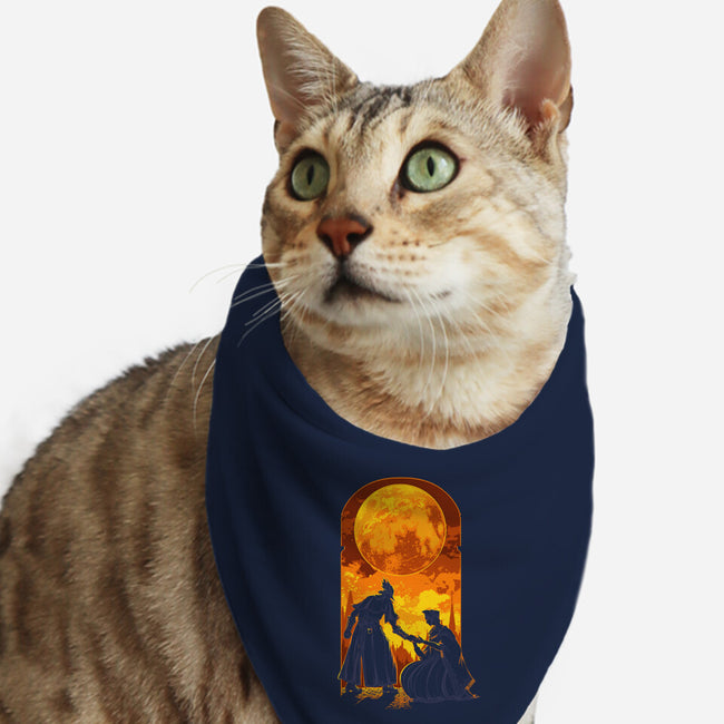 Hunter, Find Your Worth-cat bandana pet collar-GryphonShifter