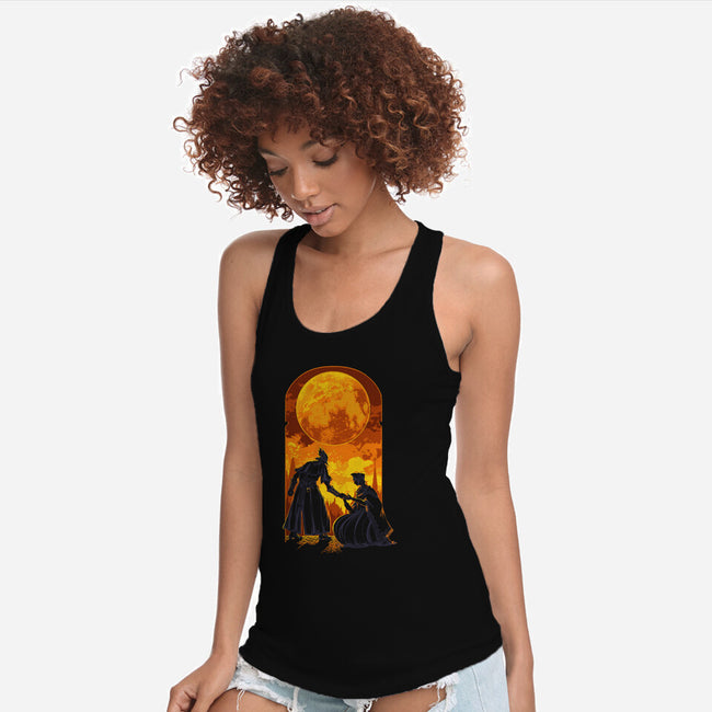 Hunter, Find Your Worth-womens racerback tank-GryphonShifter