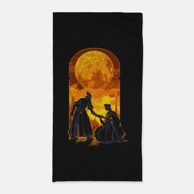 Hunter, Find Your Worth-none beach towel-GryphonShifter