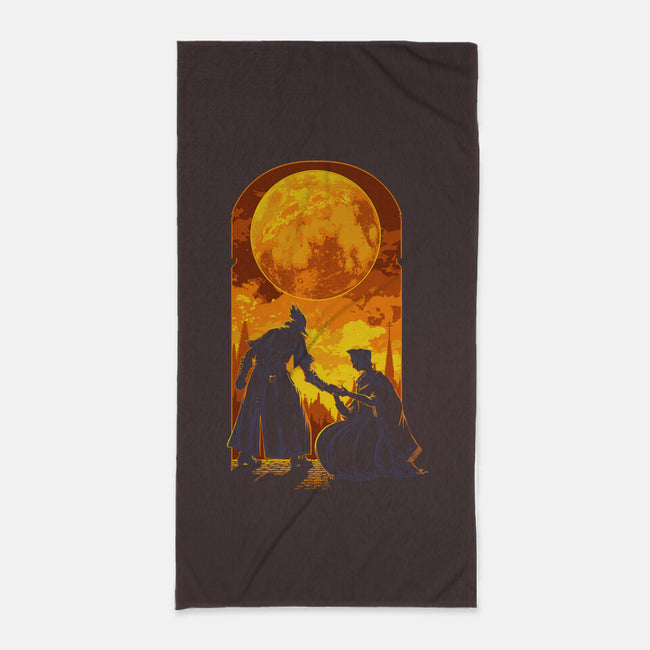 Hunter, Find Your Worth-none beach towel-GryphonShifter