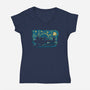 Hunters Night-womens v-neck tee-ddjvigo