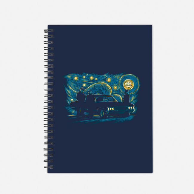 Hunters Night-none dot grid notebook-ddjvigo