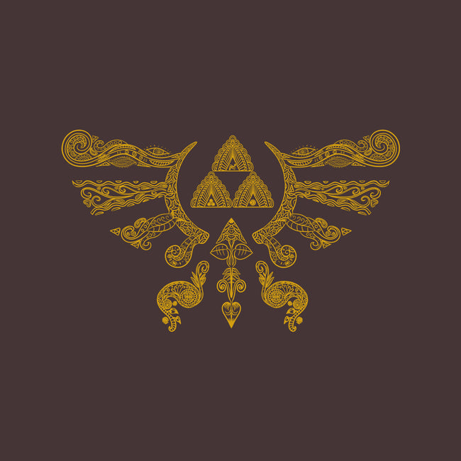 Hylian Henna-none polyester shower curtain-Legendary Phoenix