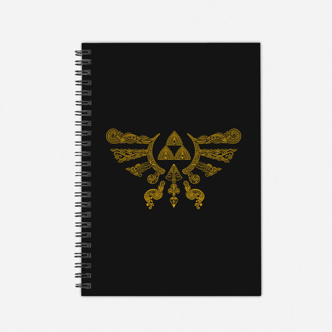 Hylian Henna-none dot grid notebook-Legendary Phoenix