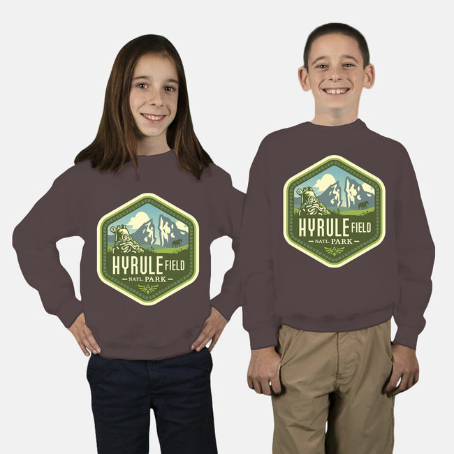 Hyrule Field National Park-youth crew neck sweatshirt-chocopants