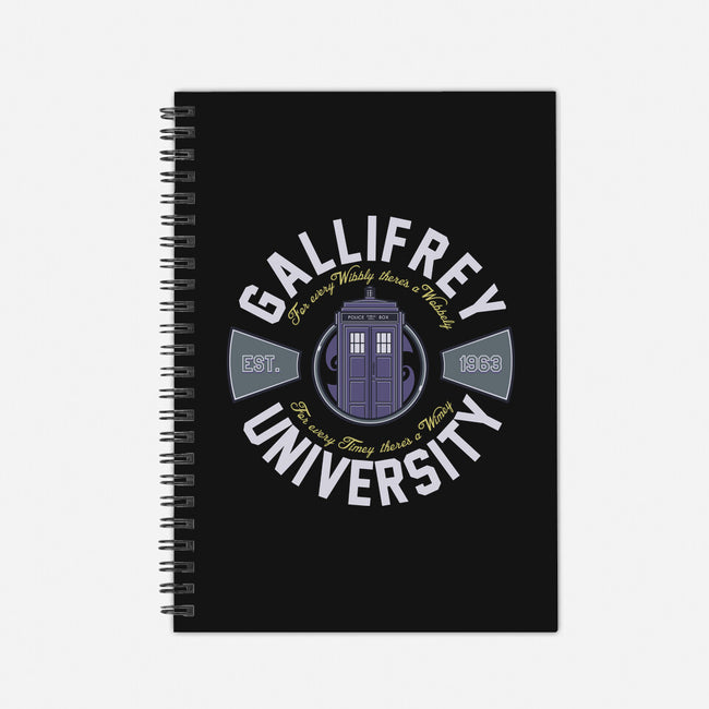 Gallifrey University-none dot grid notebook-Arinesart
