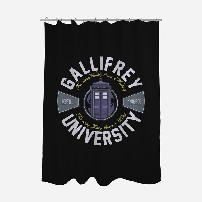 Gallifrey University-none polyester shower curtain-Arinesart