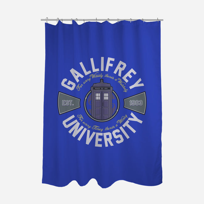 Gallifrey University-none polyester shower curtain-Arinesart