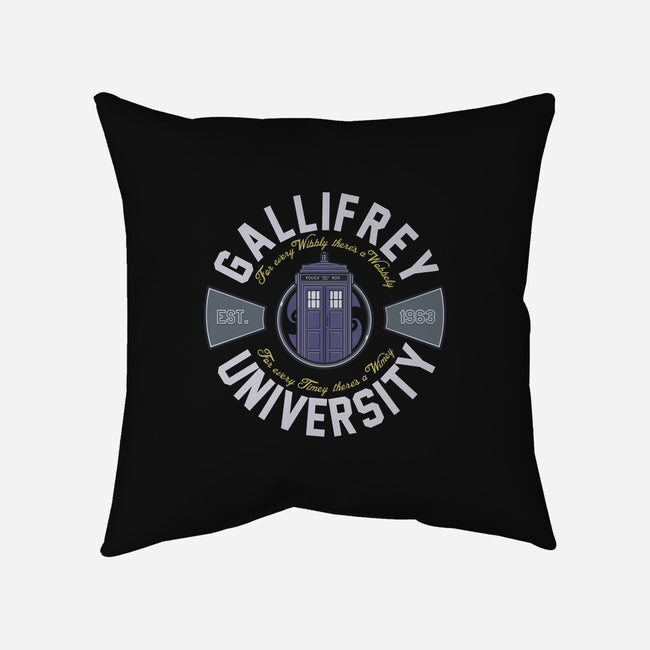 Gallifrey University-none removable cover w insert throw pillow-Arinesart