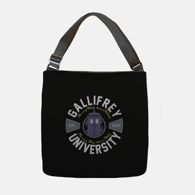 Gallifrey University-none adjustable tote-Arinesart