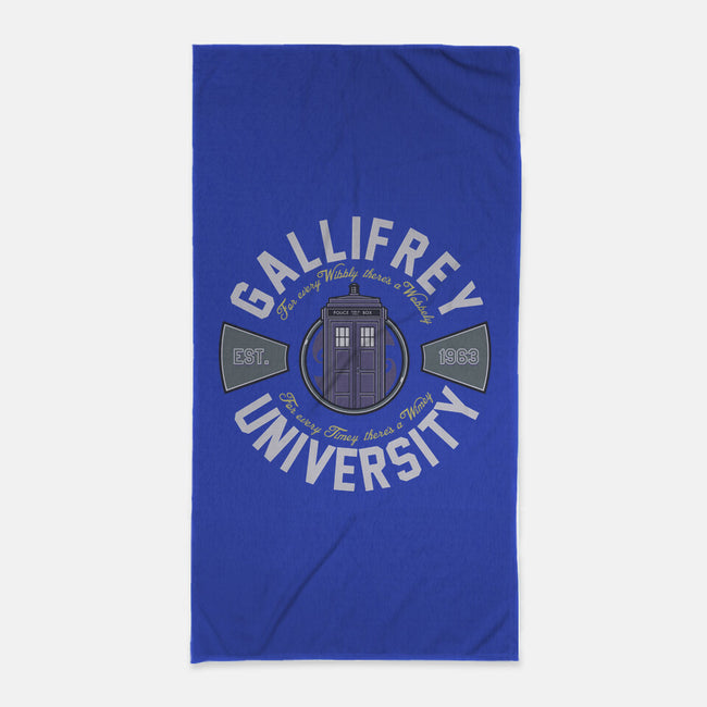 Gallifrey University-none beach towel-Arinesart