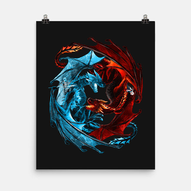 Game of Dragons-none matte poster-alemaglia