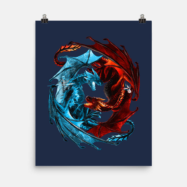 Game of Dragons-none matte poster-alemaglia