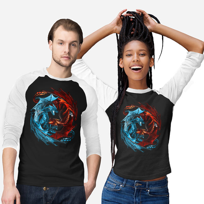 Game of Dragons-unisex baseball tee-alemaglia