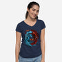 Game of Dragons-womens v-neck tee-alemaglia