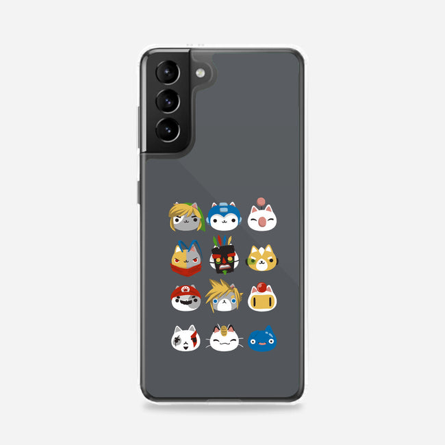 Gamer Cats-samsung snap phone case-BlancaVidal