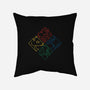 Geometric Houses-none removable cover w insert throw pillow-theteenosaur