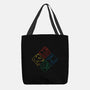 Geometric Houses-none basic tote-theteenosaur