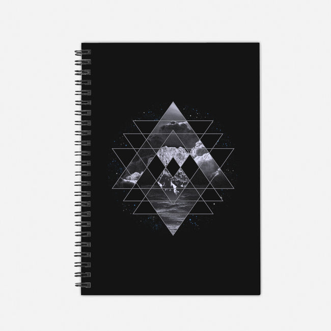 Geometric Nature-none dot grid notebook-expo