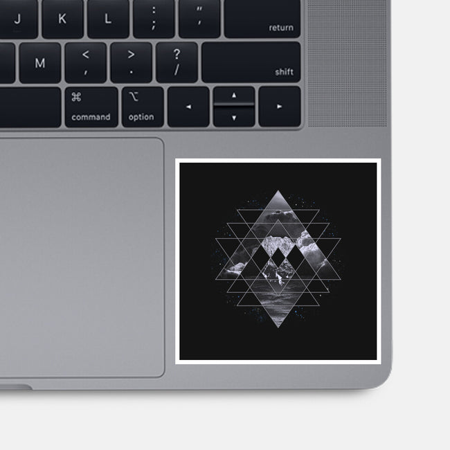 Geometric Nature-none glossy sticker-expo