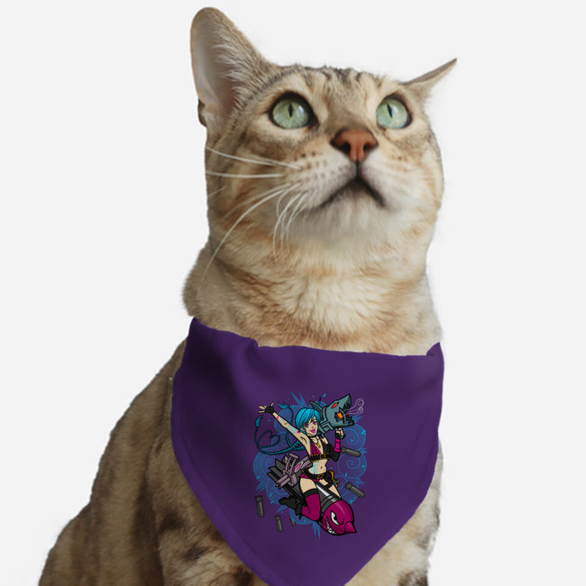 Get Jinxed!-cat adjustable pet collar-ursulalopez