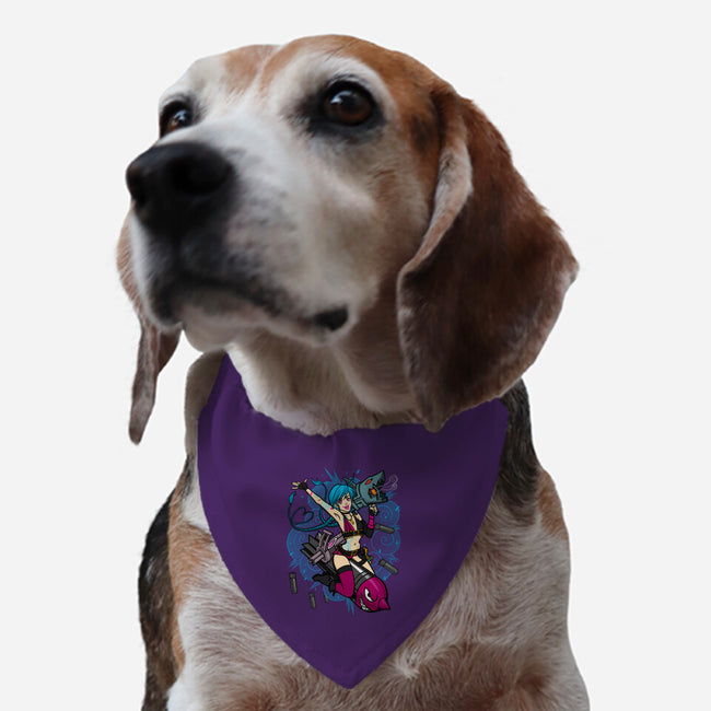 Get Jinxed!-dog adjustable pet collar-ursulalopez