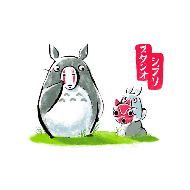Ghibli Ink-baby basic onesie-BlancaVidal