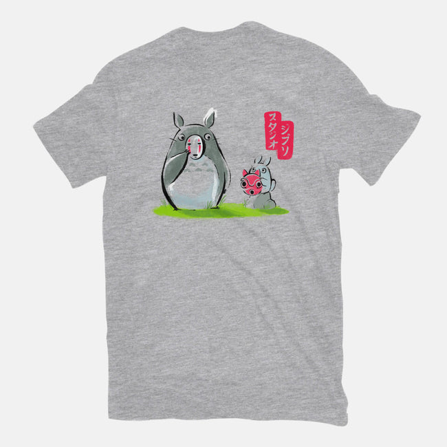 Ghibli Ink-unisex basic tee-BlancaVidal