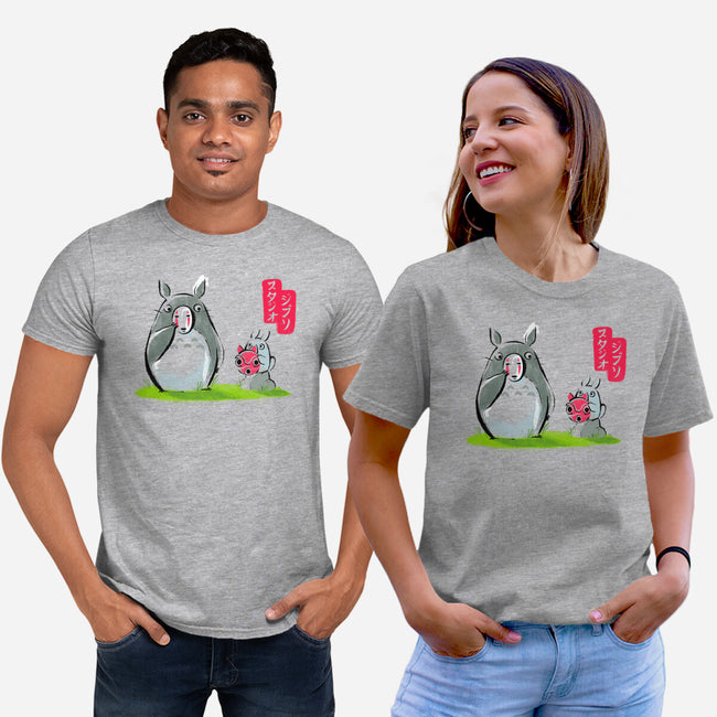 Ghibli Ink-unisex basic tee-BlancaVidal