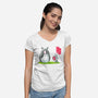 Ghibli Ink-womens v-neck tee-BlancaVidal