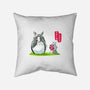 Ghibli Ink-none removable cover w insert throw pillow-BlancaVidal