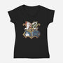 Ghibliwarts-womens v-neck tee-chocopants