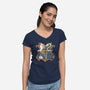 Ghibliwarts-womens v-neck tee-chocopants