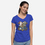 Ghibliwarts-womens v-neck tee-chocopants