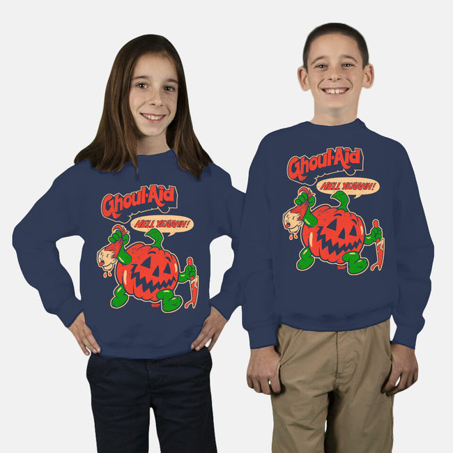 GHOOOUL-AID-youth crew neck sweatshirt-BeastPop