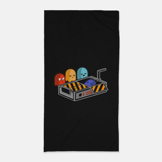 Ghost Busted-none beach towel-Naolito