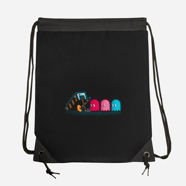 Ghost Trap-none drawstring bag-Naolito
