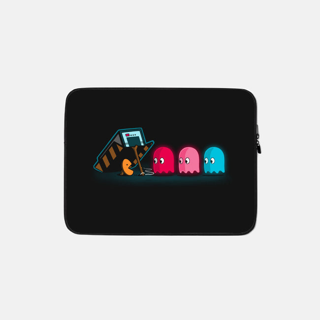 Ghost Trap-none zippered laptop sleeve-Naolito